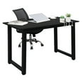 thumbnail image 7 of IM Beauty Modern Computer Desk,120cmLarge Office Desk Computer Table Study Writing Desk Workstation for Home Office, Black, 7 of 7