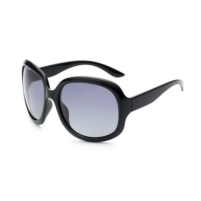 Lunettes Surdimensionnées pour Femmes avec Forte Protection contre la Lumière Classiques Vintage Grande Monture Lunettes pour Dames Mode Rétro Lunettes de Conduite d'Extérieur 3113Bright Black