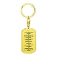 thumbnail image 4 of Ten Commandments French Dix Commandements Bible  Keychain Stainless Steel or 18k Gold Dog Tag, 4 of 20