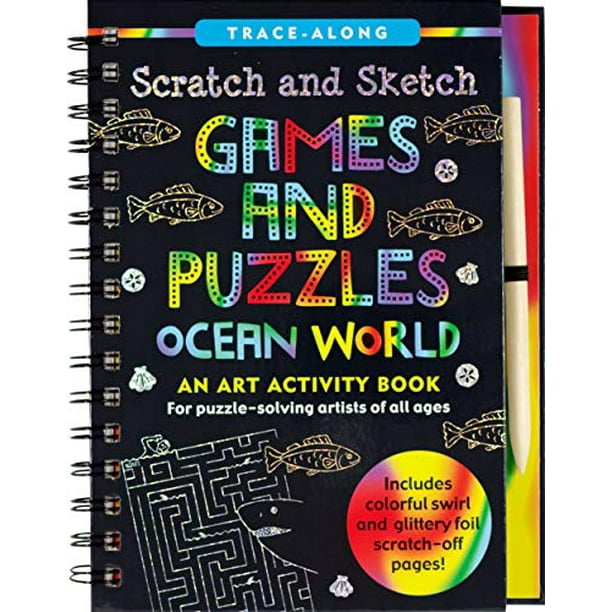 Scratch & Sketch Games & Puzzles Ocean World
