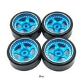 thumbnail image 4 of Llanta de rueda Bewildely 27mm para coche de control remoto 4 piezas para 1/28 Wltoys K969 K979 K989 Kyosho color cielo azul, 4 of 6