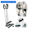 thumbnail image 2 of Fitness Workout Exercise Air Stair Stepper Machine Cardio Equipment + Handle Bar Multi-Function Mini Stepper Exercise Stepper Machine with Adjustable Table Space Saving for Home, 2 of 3