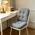 thumbnail image 7 of Honmine Soft Chair Cushion with Backrest Support for Office Home, Padded Seat and Back Combo Pad for All Day Sitting Ease, Dorm Use, Relaxation, 7 of 7