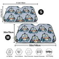 thumbnail image 3 of Kdxio Police Car Print Windshield Sun Shade,UV Rays and Sun Heat Protection,Sunshade for Car Windshield,Car Shade Front Windshield - Medium, 3 of 6
