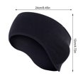 thumbnail image 2 of Yuarrent Calentadores de orejas, diademas de invierno sencillas y cómodas, cómodas orejeras protectoras de invierno, diadema práctica para al aire Ciclismo Negro Yuarrent OD020007-01B, 2 of 6