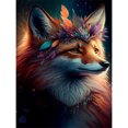 thumbnail image 1 of Pintura de diamante 5D DIY completo redondo taladro Fox Kit decoración del hogar arte artesanal FLhrweasw Nuevo, 1 of 9