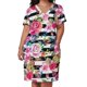 thumbnail image 3 of Lindo vestido de primavera con estampado floral y rayas de acuarela vestido holgado con bolsillos ropa de playa conjuntos elegantes para mujeres embarazadas, 3 of 7