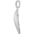 thumbnail image 2 of Sterling Silver Polished/Textured Shell Pendant(Length 38.85) - Jbsp, 2 of 5
