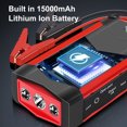 thumbnail image 4 of Arrancador De Batería Para Automóvil De 1000 A, Potente Capacidad De Arranque, Linterna LED Versátil, Puerto USB 3.0 De Carga Rápida, Para Automóvil, Camión, SUV,, 4 of 7
