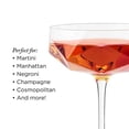 thumbnail image 4 of Viski 6267 Raye: Faceted Crystal Coupe (VISKI), Clear, 4 of 5