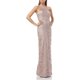 thumbnail image 1 of JS Collections Womens Mesh Evening Slit Gown Dress, mps, 6, 1 of 1