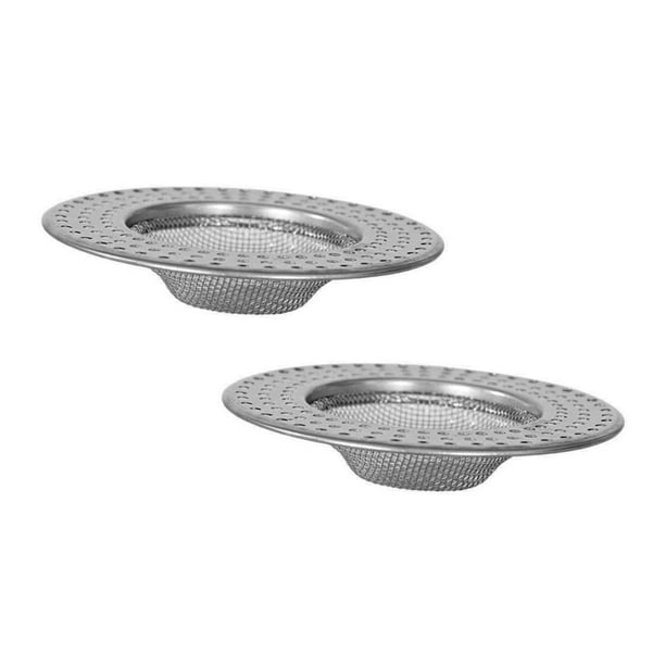 2 piezas de acero inoxidable Filtro de fregadero de drenaje de piso Filtro de desechos de cocina Cesta coladora de fregadero Cesta de fregadero de cocina Cucharas medidoras