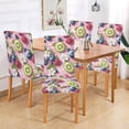 thumbnail image 2 of Yayeee 2 Pack Dining Chair Covers Stretch Parson Chairs Slipcovers Seat Protector, Pink Blueberries, 2 of 6