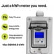 thumbnail image 2 of 60A 230V Waterproof Digital Current Meter, Mobile Kilowatt Power Monitor, 2 of 5