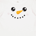 thumbnail image 4 of Inktastic Christmas Snowman, White Snowman, Carrot Nose Boys or Girls Baby T-Shirt, 4 of 5