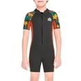 thumbnail image 1 of Niños Trajes de buceo Traje de buceo Esquemas de bañamiento de traje de baño impresionables para el buceo Snorkeling Surfing Natación gris XL 2.5mm Scienceny OD003671-04, 1 of 7