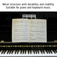 thumbnail image 3 of Music Page Holder, Sheet Music Clip Metal Note Pattern Delicate Music Book Clip Page Holder For Piano Guitar, 3 of 8