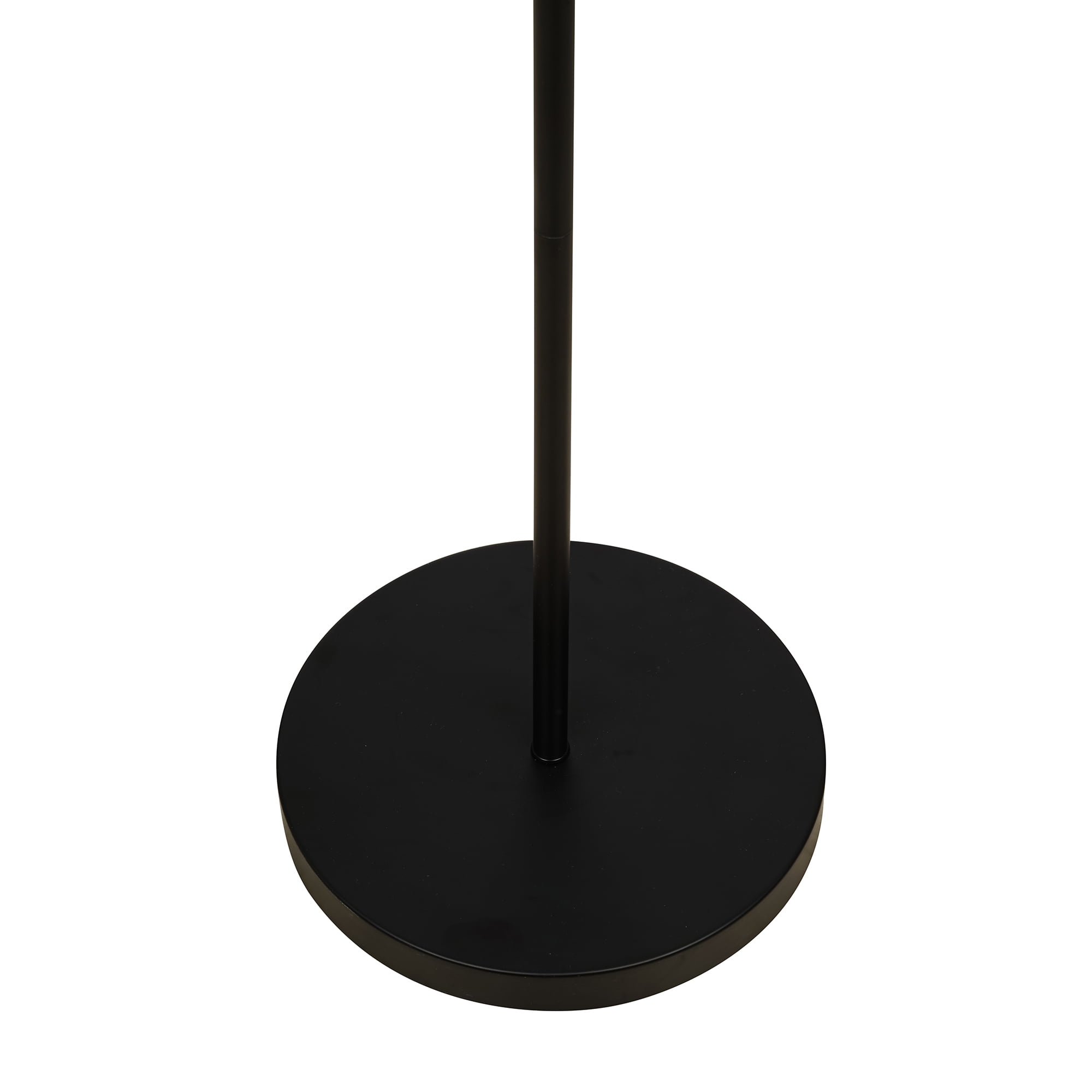 Cresswell Lighting 56.5" Traditional Black - Semi Gloss Metal Floor Lamp