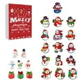 thumbnail image 1 of Snowman Home 2024 Holiday Advent Calendar with 3D Santa Figure Festive Countdown Set for Christmas Decorations and Family Traditions, 1 of 4