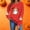 Red, variant on Halloween Sweatshirts Women Ghost Graphic Pullover Shirt | Halloween Witch Pumpkin Bat Crewneck Sweater