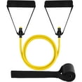 thumbnail image 1 of Single Resistance Bands with Handles - Exercise Bands Workout Bands Weight Bands for Physical Therapy, Resistance Training, Home Workouts, Door Anchor and Workout Guide Included, 1 of 6