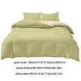 thumbnail image 3 of 4-Piece Washed Cotton Bedding Set for Dorm Beds | Soft Polyester Twin/Full Size | Reversible Design with Fresh Colors | Includes Duvet Cover, Fitted Sheet & 2 Pillowcases, 3 of 6