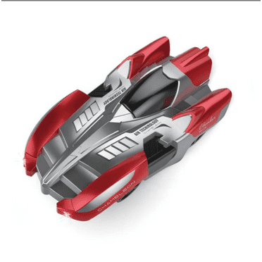 Wall Climbing Remote Control Car RC Stunt Cars with Headlight Rechargeable Toys for Boys Gift for 4 5 6 7 8-12 Year Old Kids(red)