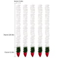 thumbnail image 3 of YAZHPA 30 Inch Diwali Decorations Artificial Jasmine Garland with Lotus Buds Pooja Decoration Indian Traditional Mogra Jasmine Garland Wall Hanging for Varalakshmi Puja (White,5 Pcs), 3 of 9