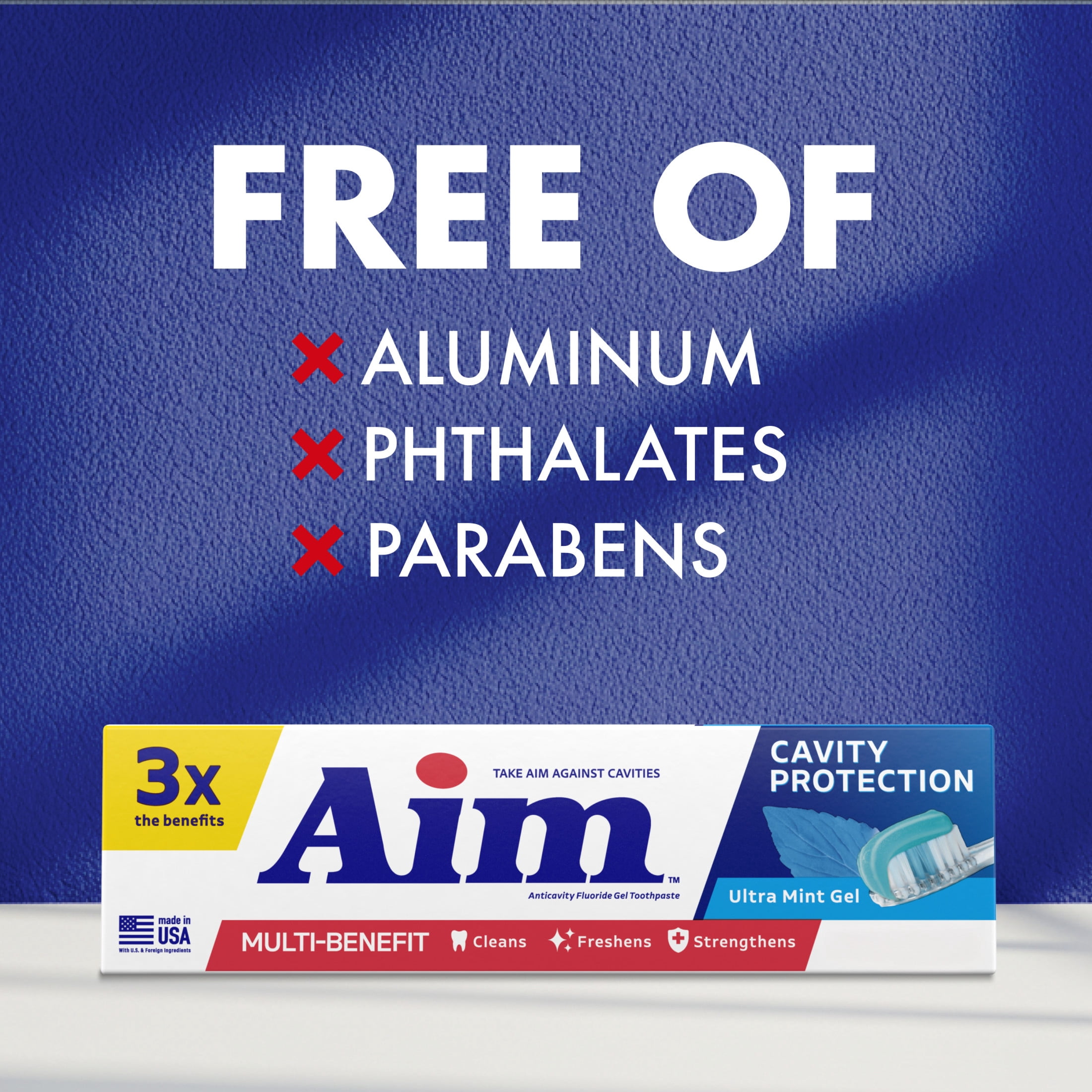AIM Cavity Protection Toothpaste, Ultra Mint Gel, 5.5 oz