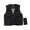 Black 2XL, variant on Soft Men Fishing Vest 4 Pockets with Water Bottle Bag Lightweight Outerwear Waistcoat for Camping Travel Spring Summer Casual Outdoor Sports Black 2XL
