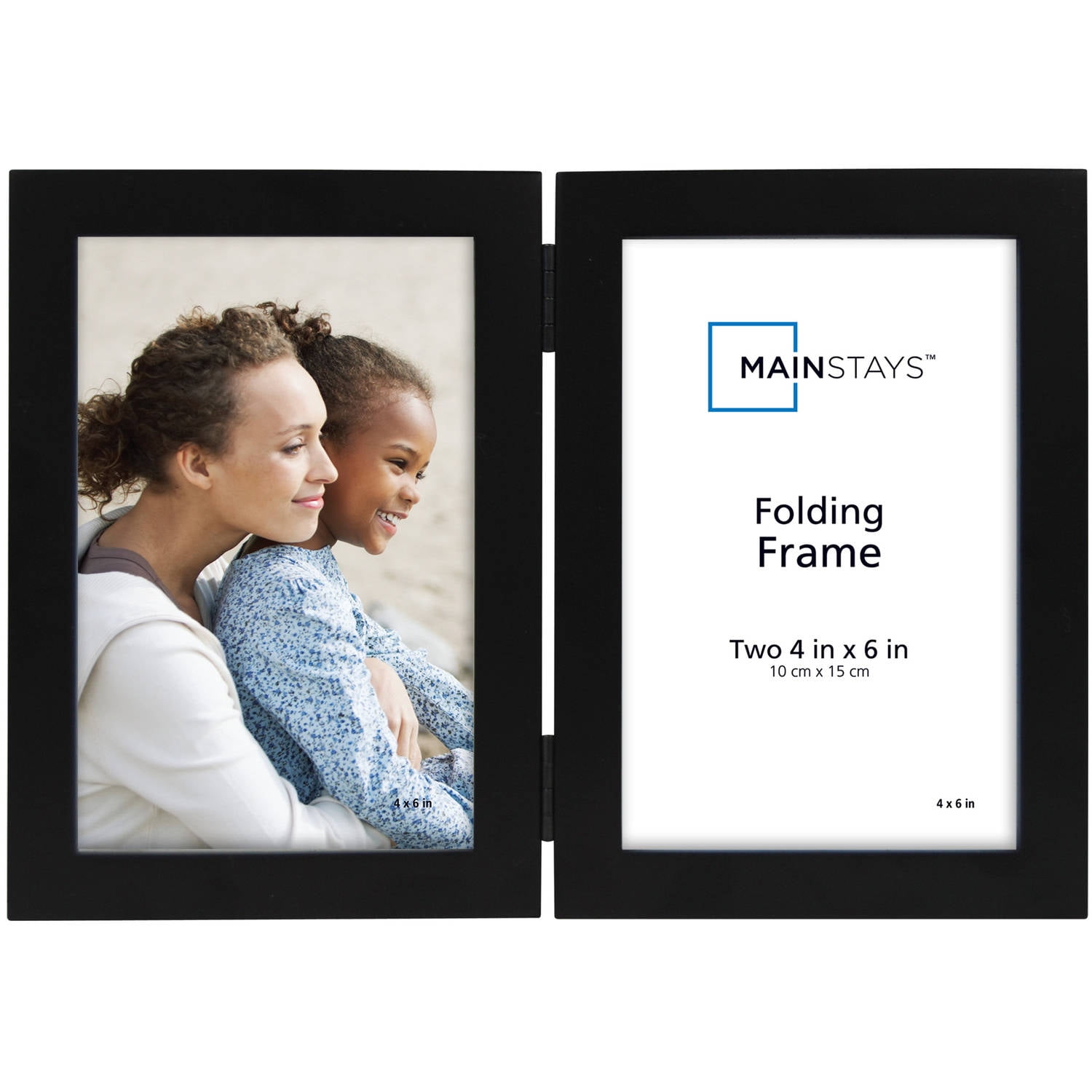 Mainstays Folding Black Picture Frame