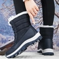 thumbnail image 6 of KELINFONG Womens Winter Snow Boots Waterproof Shoes Walking Comfortable Hiking Tennis Booties Furry Mid Calf Warm Boots, 6 of 6