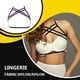 thumbnail image 3 of Lencería Elasticidad Premium Material Ductilidad Romántico Air Strappospy Erogeus Misterioso Diseño único Moda Cuplés Jaula Bra Dark Purple seitruly XX000641-06, 3 of 6