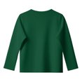 thumbnail image 4 of Cethrio Girls 3/4 Sleeve Tops, Soft Pullover Casual Crew Neck Girls T-Shirts Green Size 6, 4 of 4