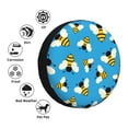 thumbnail image 4 of Goofa Flying Bees Pattern Universal Tire Cover for Jeep, SUV, Truck, and Trailer – Waterproof, UV-Resistant,Easy to Install, Fits 14"-17" Tires-16 inch, 4 of 6