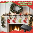 thumbnail image 7 of Yalumo Set of 4 Christmas Stocking Holders for Mantle, Heavy Duty Black Metal Stocking Hangers for Mantel, Low Profile Weighted Xmas Hooks for Fireplace, Counter, Window Christmas Party Decor, 7 of 7