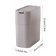 thumbnail image 3 of Fiudx Ofertas flash del día Papelera de baño con tapa hogar sala de estar dormitorio cocina papelera de gran capacidad, 3 of 6