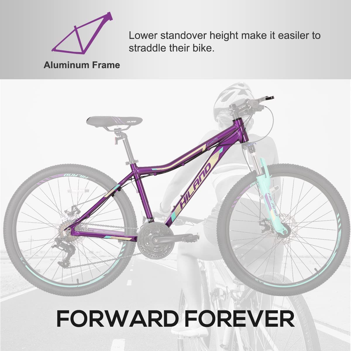 Hiland Mountain Bike for Woman, Shimano 