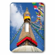 3dRose Boudhanath Stupa, Kathmandu Valley, Nepal - Single Toggle Switch
