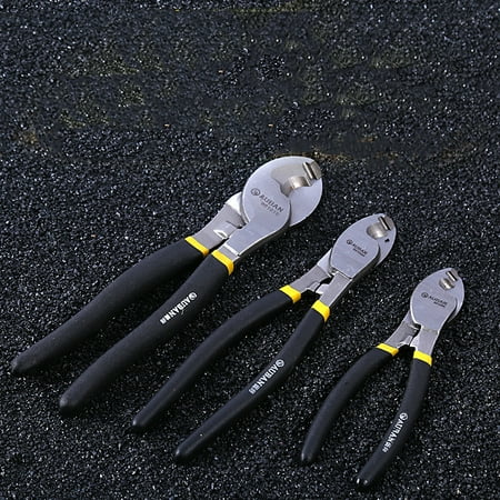 

Toyella High carbon steel diagonal cable cutter Black 10 inches 250mm