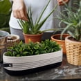 thumbnail image 4 of Cotton Rope Toilet Basket Bathroom Decor Baskets, Toilet Paper Holder Basket, Farmhouse Home Decor Organizing Small Baskets 13"x5.9"x3.9" Black, 4 of 4