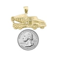 thumbnail image 3 of 14K Gold Agitator Truck Pendant, 3 of 5