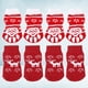 thumbnail image 3 of 8 calcetines navideños cálidos de algodón con temática navideña, antideslizantes, para perros y gatos, talla S, color rojo, estilo 1 y 4, 3 of 5