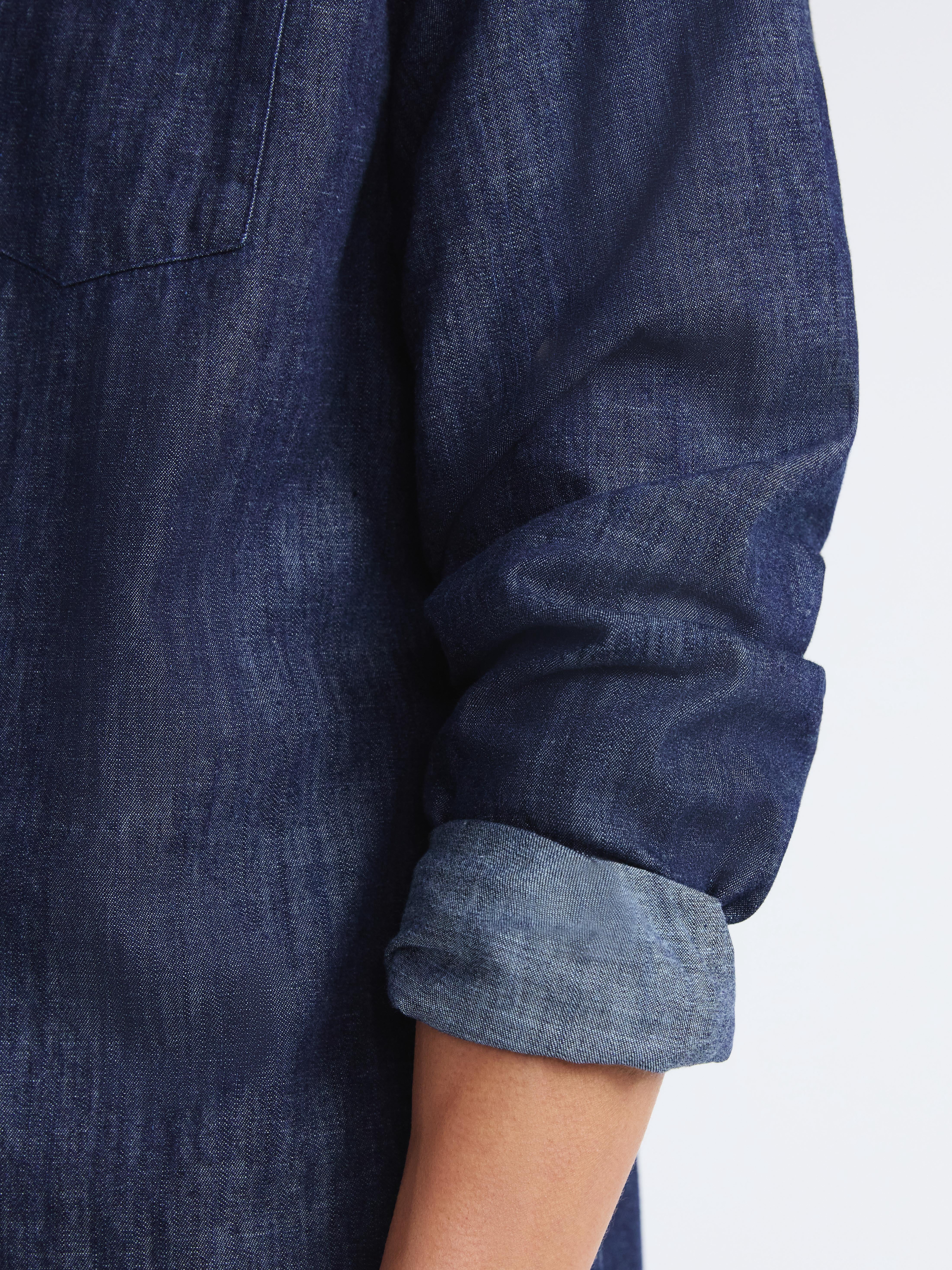 Free Assembly Men's Denim Shirt, Sizes XS-3XL