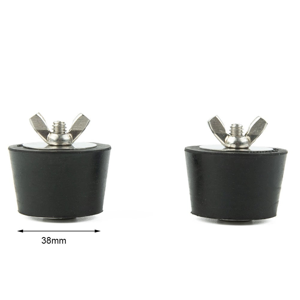 2pc Drain Pipe Winterizing Plug Swimming Pool Sealed LeakProof