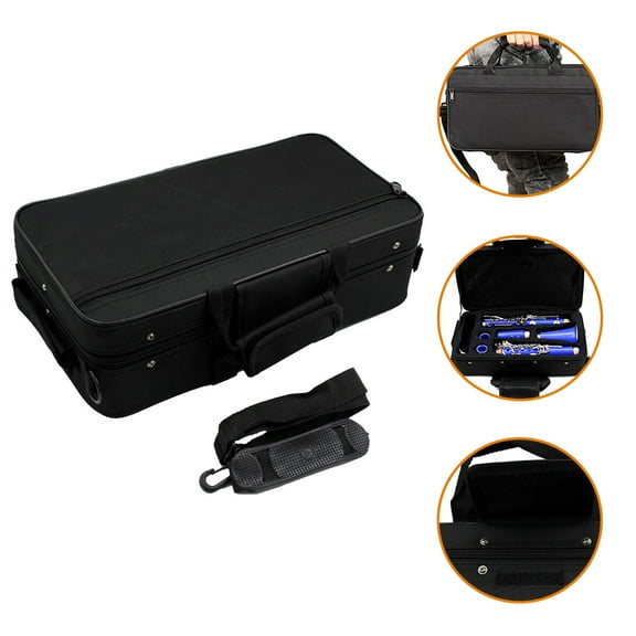 LEXSOMEO Clarinet Storage Box Clarinet Bag Oxford Cloth Clarinet Storage Bag Carrying Bag