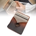 thumbnail image 1 of 21 Key Kalimba Thumb Piano Instrument Professional Tuned Handmade Mahogany Metal with Embossed Notes and Ergonomic Curve Design for Adults Beginners Kids Performances, 1 of 7