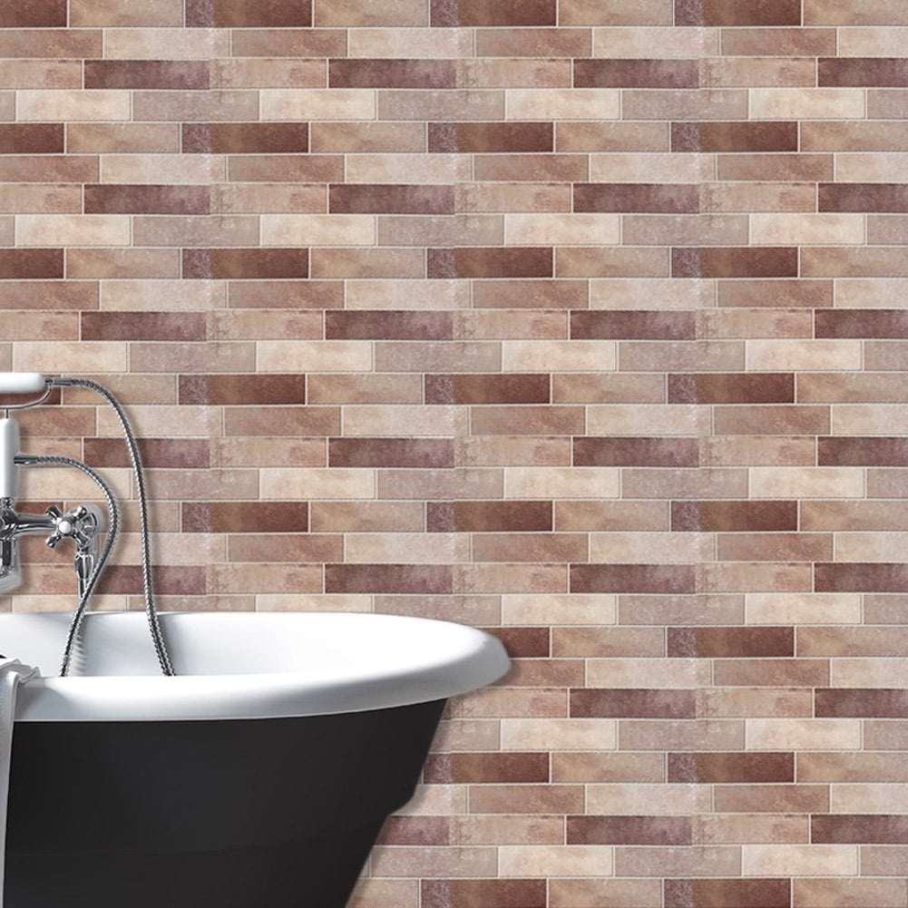 6/9pcs Waterproof Kitchen Home Decor Bathroom DIY PVC Mosaic Tile Wall Sticker 6/9pcs Waterproof Kitchen Home Decor Bathroom DIY PVC Mosaic Tile Wall Sticker