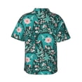thumbnail image 4 of Xecao Lephants in the Jungle print Hawaiian shirt - a stylish short-sleeve button-down for men, perfect for casual beach and tropical outings., 4 of 9