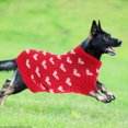 thumbnail image 2 of KAKOWELY Suéter de punto para perros pequeños, ropa para perros pequeños, suéter con estampado de corazones para cachorros, suéter de punto para perros pequeños (talla XS), 2 of 5